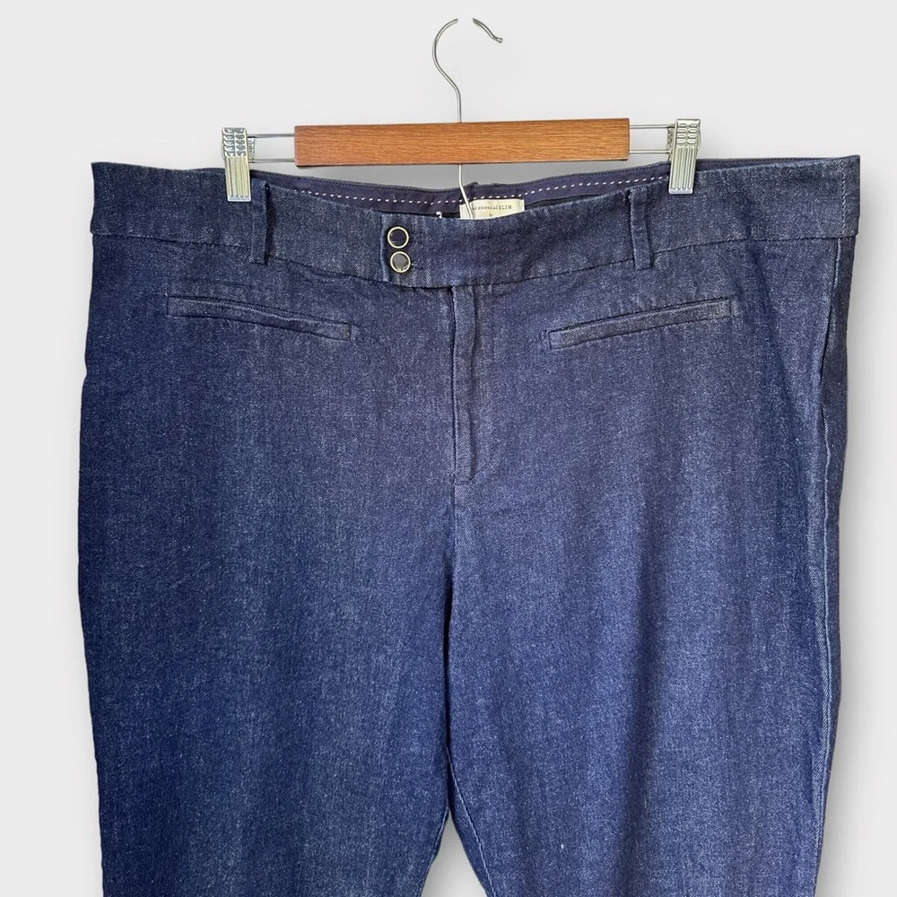 Anthropologie A+ The Essential Slim Denim Trouser Jeans, size 20W - Picture 5 of 7